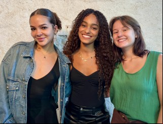 Mel Maia, Leticia Braga e Lívia Silva iniciam a preparação para as filmagens de "Apenas 3 Meninas"