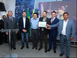 Aparecida de Goiânia: Nos 31 anos da GCM de Aparecida, Leandro Vilela destaca importância da corporação para a segurança da cidade