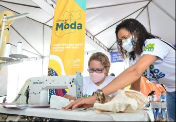 Para ajudar nas demandas de final de ano, costureiras do Cinturão da Moda produzem mais de 25 mil peças em 30 dias
