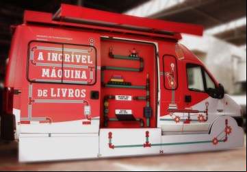Goiânia recebe projeto nacional "A Incrível Máquina de Livros", de 25 a 27 de abril, no Centro Cultural Casa de Vidro Antônio Poteiro