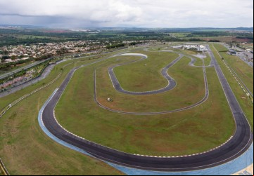 Imagem aérea do Autódromo Internacional de Goiânia