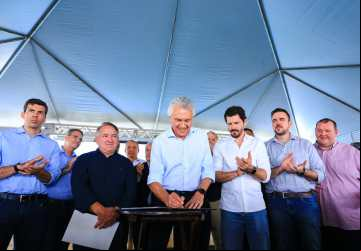 Governador Ronaldo Caiado lança novo distrito agroindustrial em Aparecida de Goiânia: edital de chamamento de empresas deve sair em 30 dias