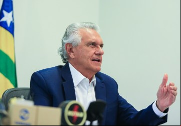 Governador Ronaldo Caiado fala ao portal de notícias UOL: segurança pública em pauta
