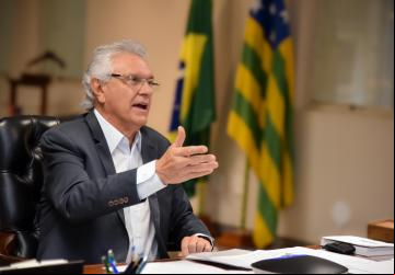 Governador Ronaldo Caiado em entrevista por videoconferência à Rádio Guaíba: 