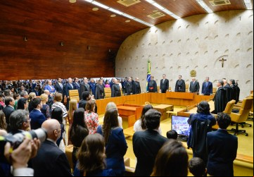  Governador Ronaldo Caiado durante posse do novo ministro do Supremo Tribunal Federal (STF), Flávio Dino, em Brasília 