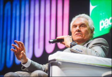 Ronaldo Caiado fala em evento com importantes lideranças políticas do país sobre as ações que levaram à recuperação dos cofres do estado