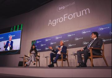 Governador Ronaldo Caiado participou da 5ª edição do BTG Pactual AgroForum 2024, em São Paulo