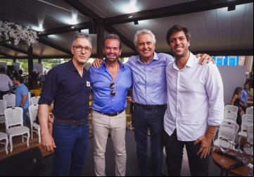 Governador Ronaldo Caiado durante  no Festival Internacional do Cavalo Puro Sangue Lusitano da Coudelaria Rocas do Vouga em Itu, no interior de São Paulo