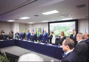 Governador Ronaldo Caiado participa de Encontro do Conselho de Presidentes dos Tribunais de Justiça do Brasil e ressalta atuação de Carlos França no comando do órgão 