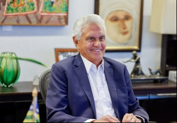 Governador Ronaldo Caiado fala do trabalho realizado par reduzir em 97,6% o índice de criminalidade em Goiás