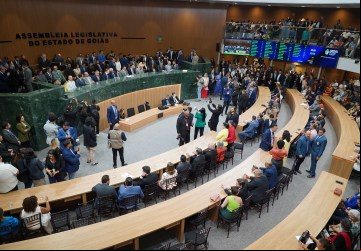 Solenidade de posse da nova Mesa Diretora da Assembleia Legislativa