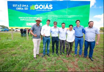 Governador em exercício Daniel Vilela vistoria obras nas rodovias GO-020 e GO-010, em Senador Canedo 