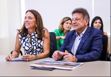 Gracinha Caiado e Adib Elias alinham estratégias e definem prazos para projetos prioritários do Gabinete de Políticas Sociais