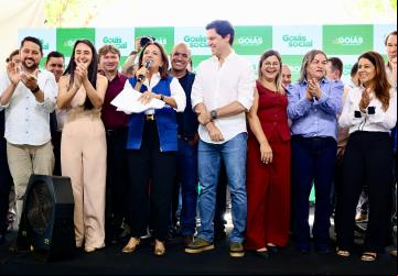 Daniel Vilela e Gracinha Caiado abrem o Goiás Social em Santo Antônio do Descoberto: caravana do programa chega ao município pela terceira vez